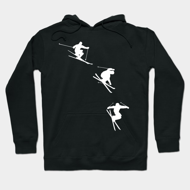 Trick ski aerial ski jumping skier freestyle ski passion for skiing Hoodie by Artstastic